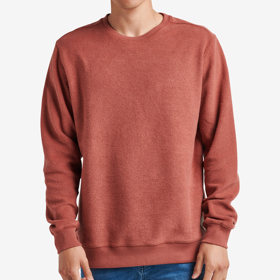 Dawson Crewneck - Red | FLEECE | REEF