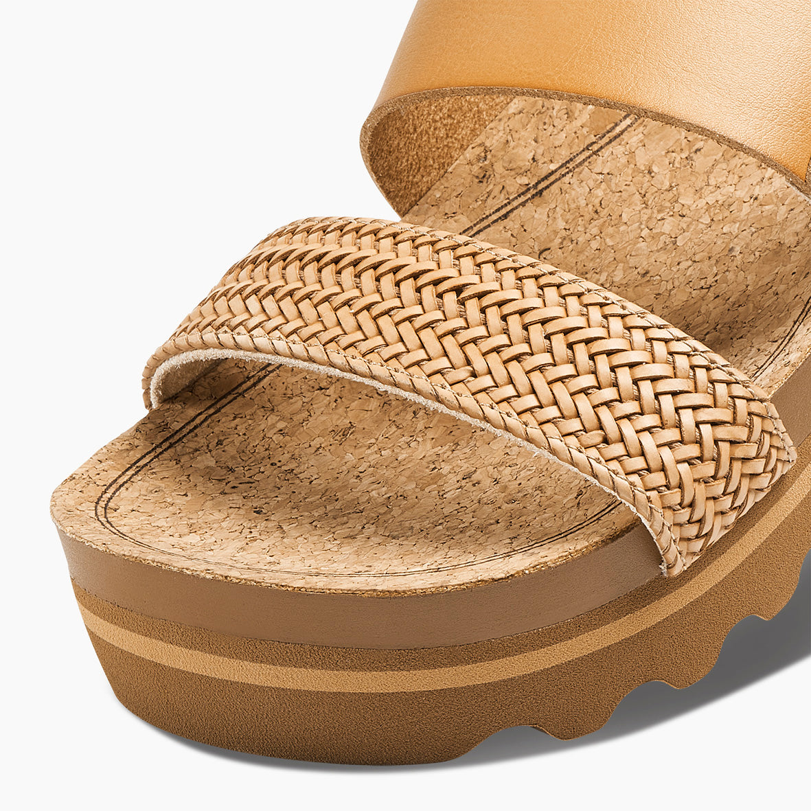 Womens Cushion Vista Hi - Natural Braid | WOMENS SLIDES | REEF