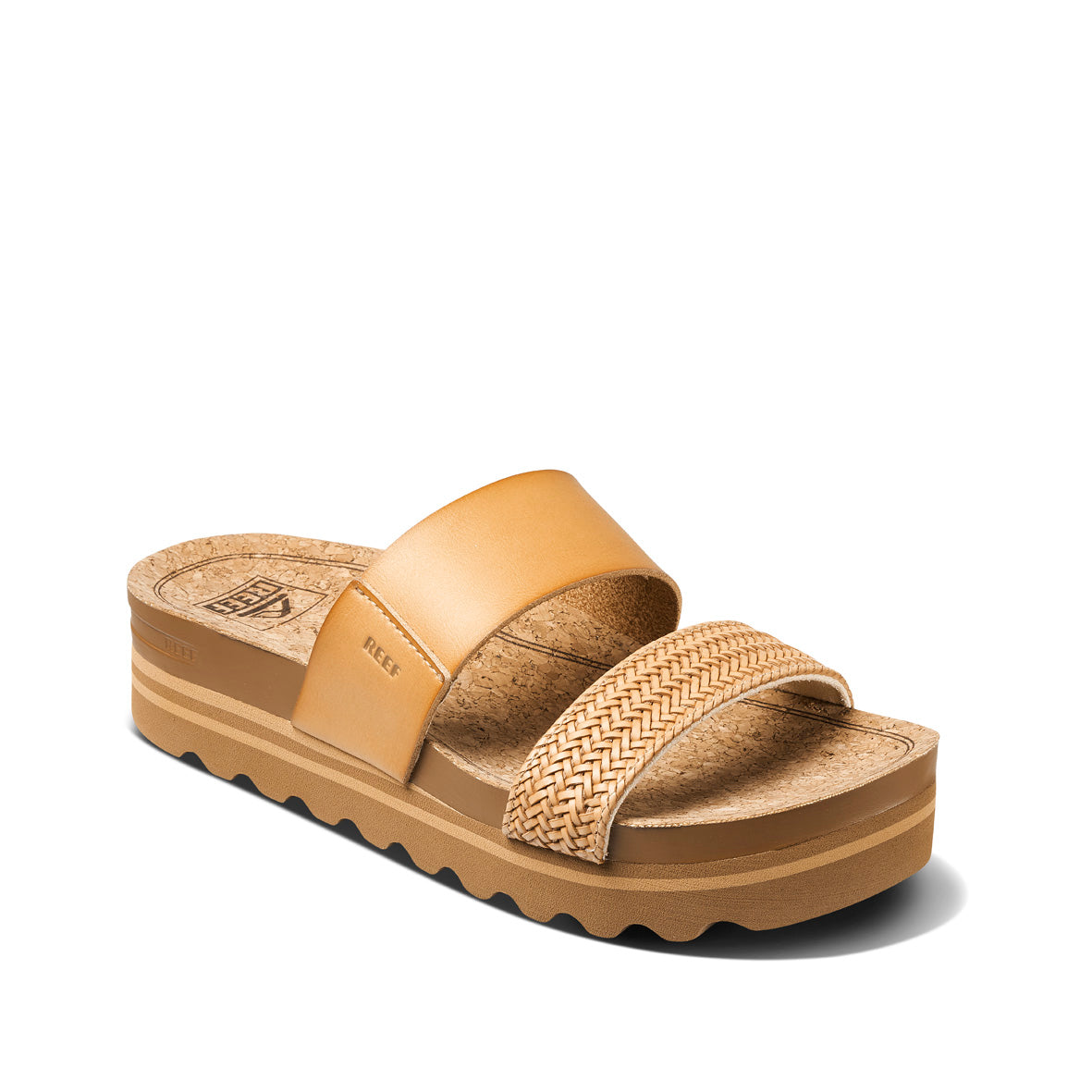 Womens Cushion Vista Hi - Natural Braid | WOMENS SLIDES | REEF