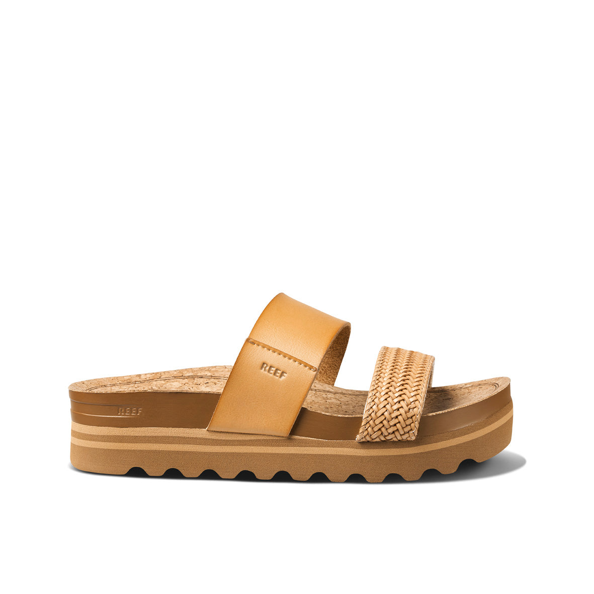 Womens Cushion Vista Hi - Natural Braid | WOMENS SLIDES | REEF