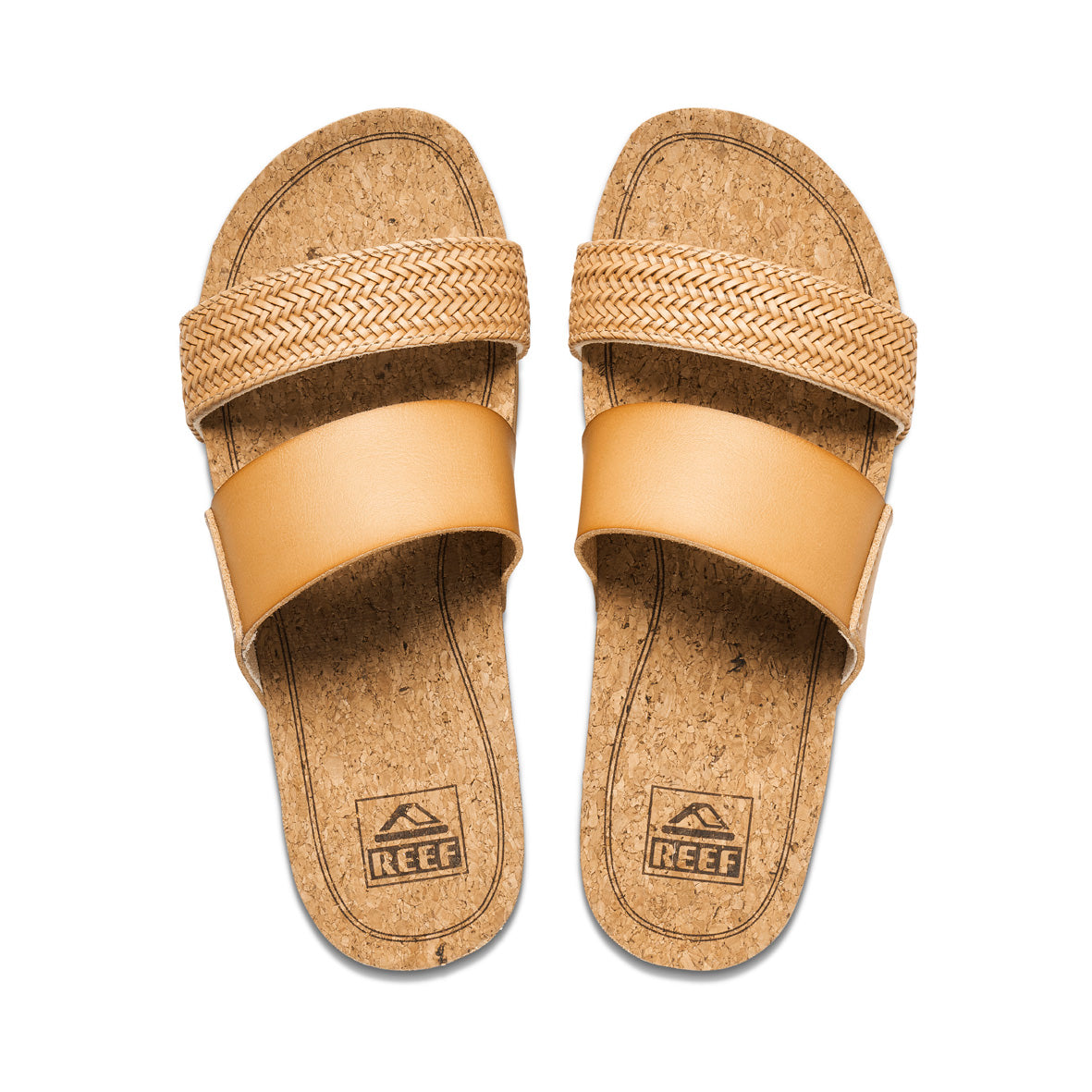 Womens Cushion Vista Hi - Natural Braid | WOMENS SLIDES | REEF
