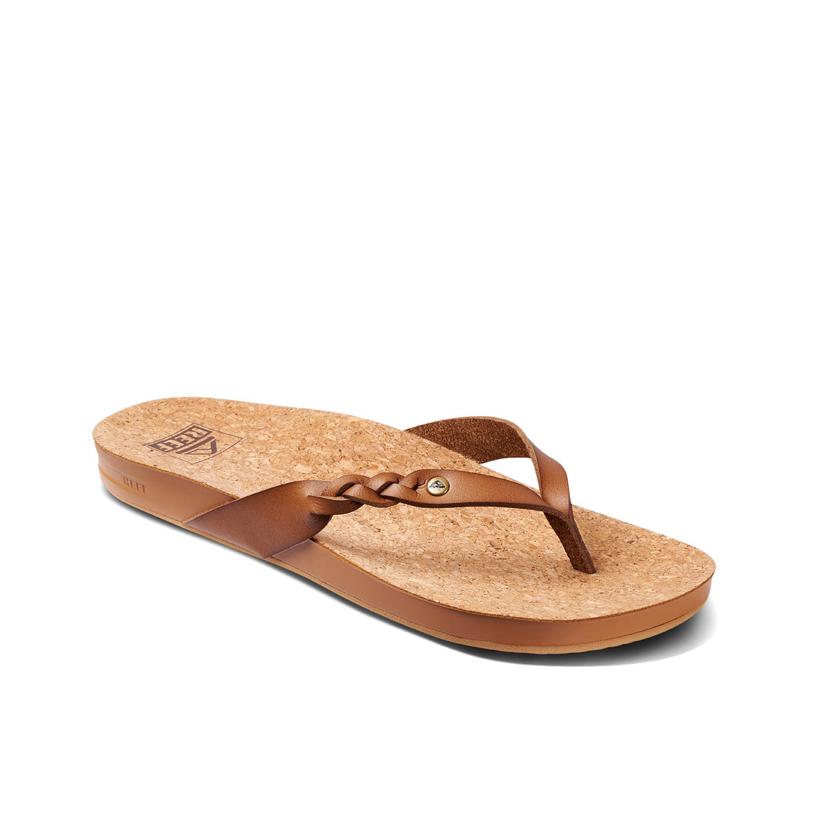 Womens Cushion Court Twist - Coffee | WOMENS SANDALS | REEF