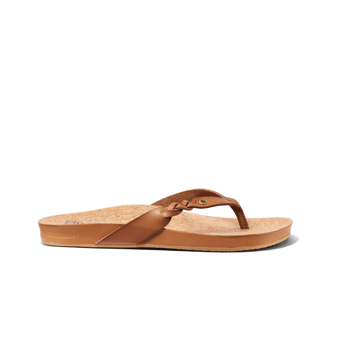 Womens Cushion Court Twist - Coffee | WOMENS SANDALS | REEF