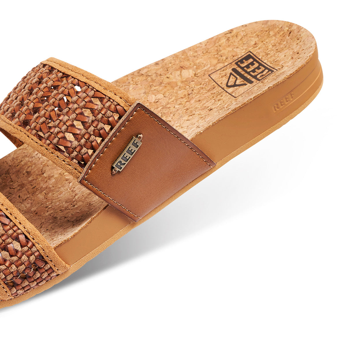 Womens Woven Vista - Brunette | WOMENS SLIDES | REEF