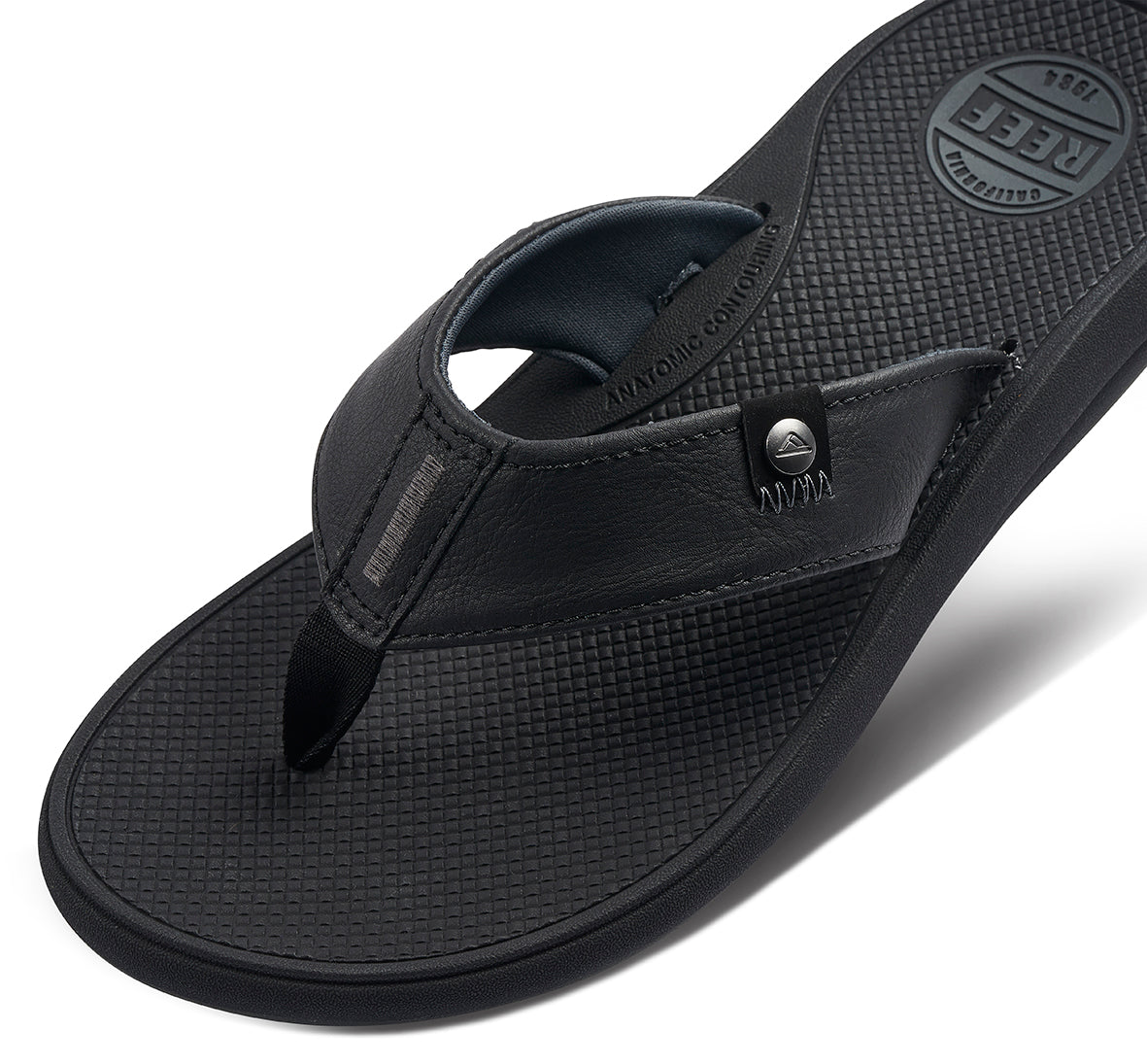 Mens Phantom Nias - Black/Grey | MENS SANDALS | REEF