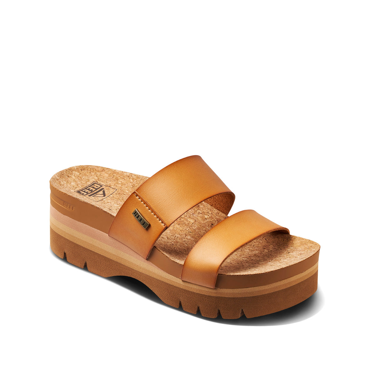 Womens Cushion Vista Higher - Natural | WOMENS SLIDES | REEF