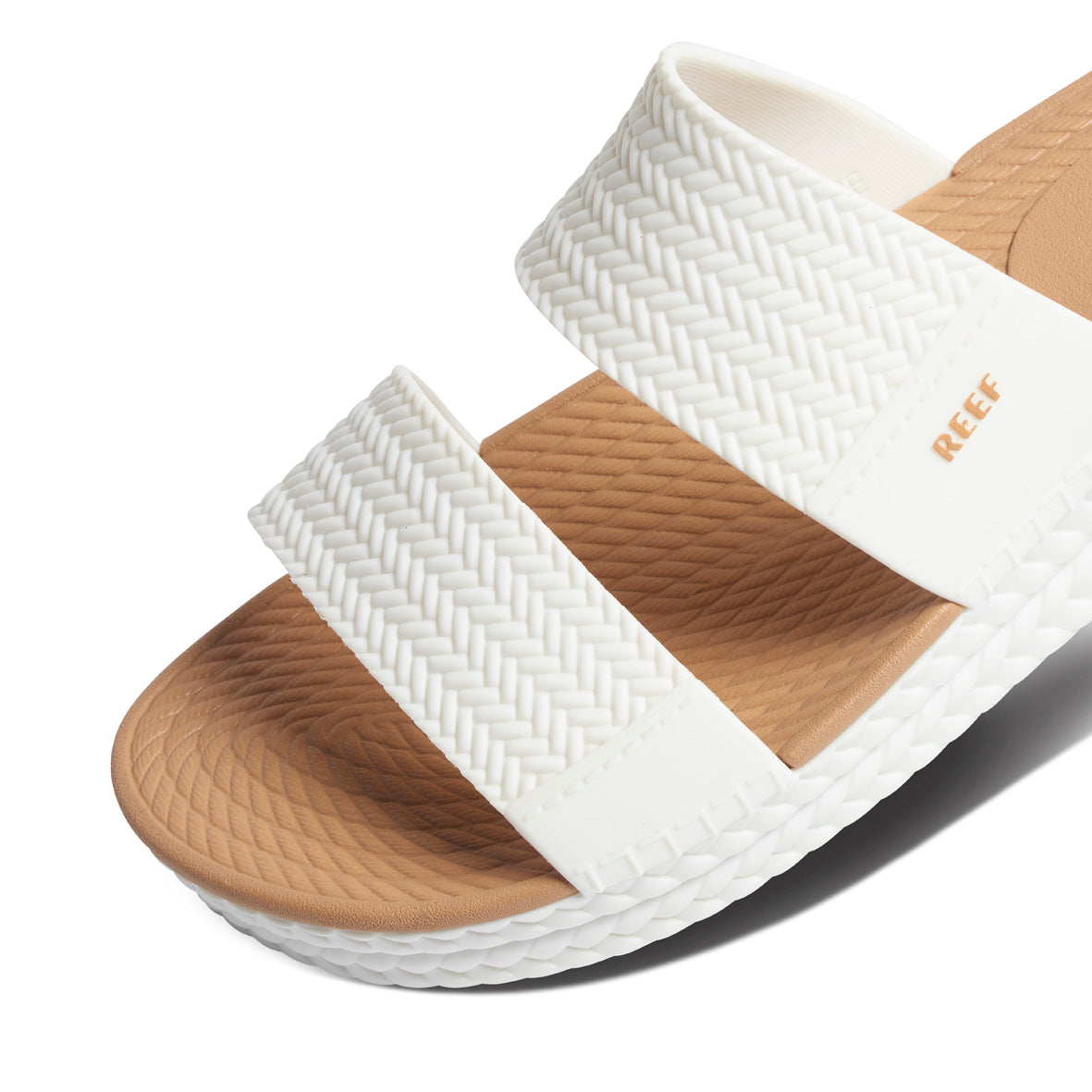 Womens Water Vista Slide - White / Tan | WOMENS SLIDES | REEF