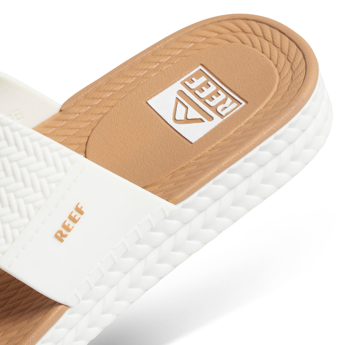 Womens Water Vista Slide - White / Tan | WOMENS SLIDES | REEF