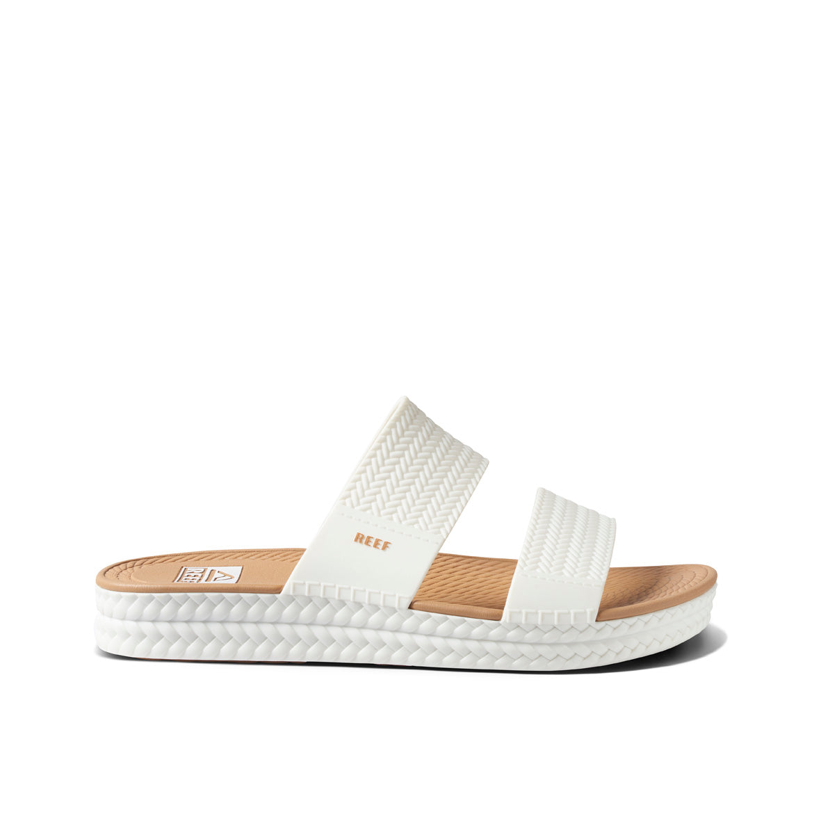 Womens Water Vista Slide - White / Tan | WOMENS SLIDES | REEF