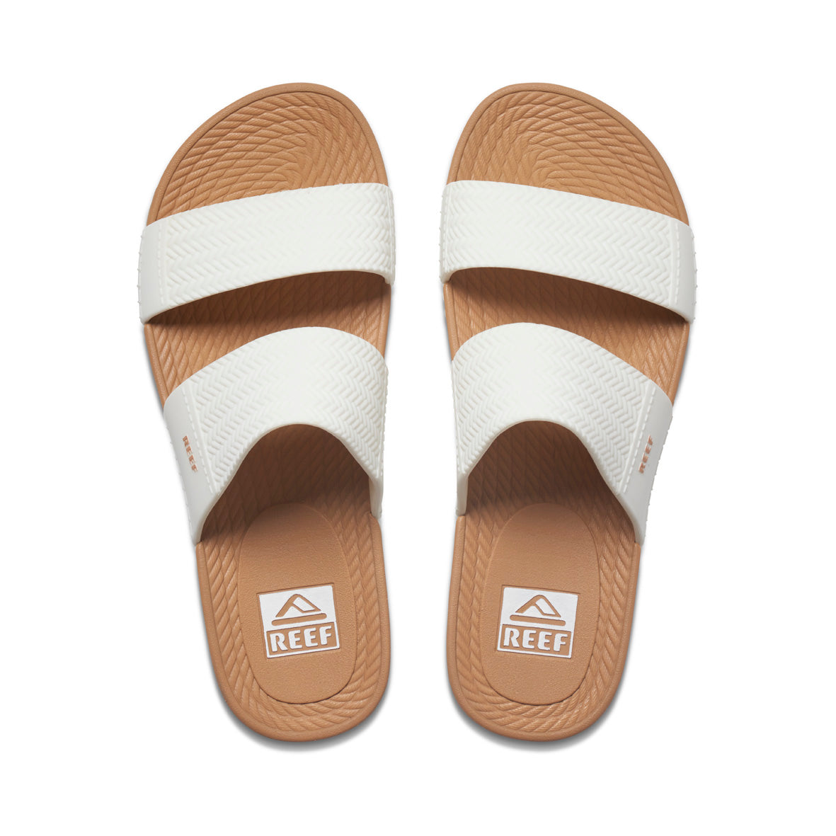 Womens Water Vista Slide - White / Tan | WOMENS SLIDES | REEF