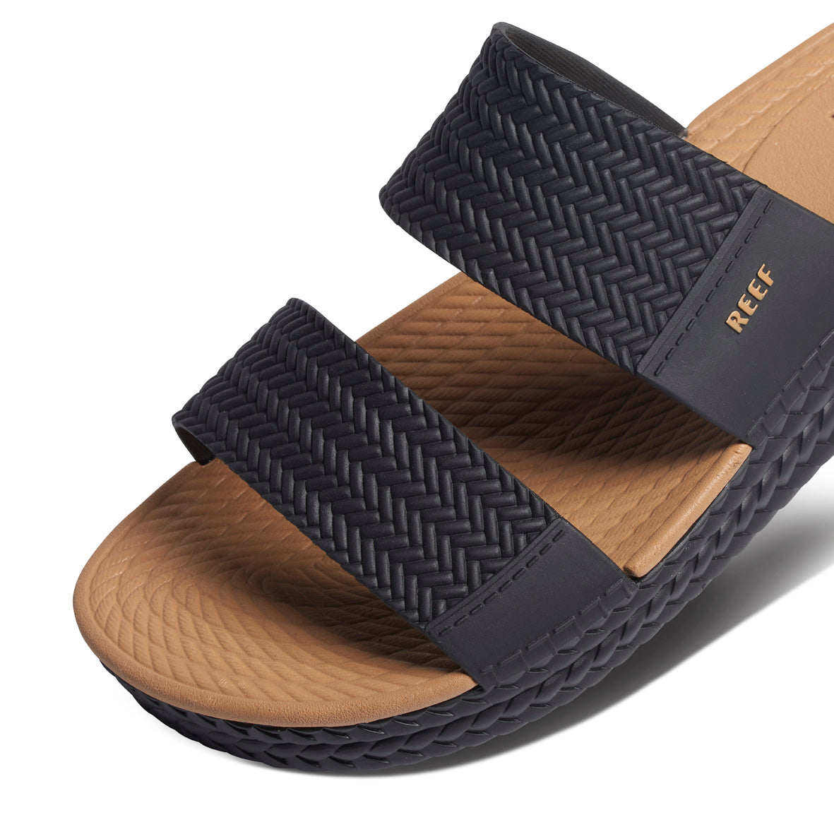 Womens Water Vista Slide - Black/Tan | WOMENS SLIDES | REEF
