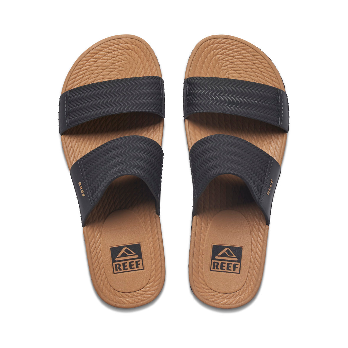 Womens Water Vista Slide - Black/Tan | WOMENS SLIDES | REEF