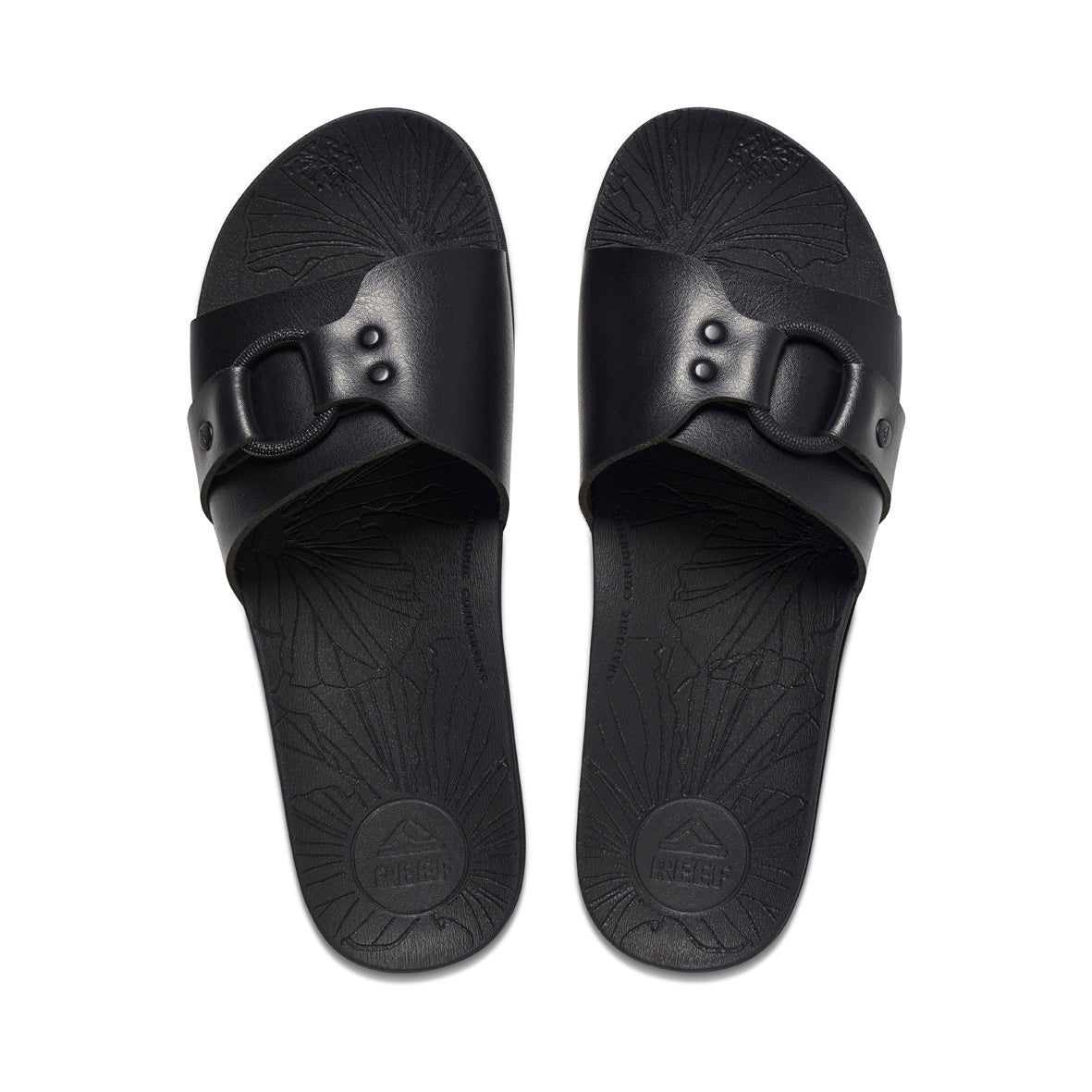 Womens Cushion Soho Cruz - Black | WOMENS SLIDES | REEF