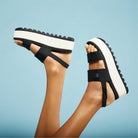 Womens Water Vista Higher - Black Vintage | WOMENS SLIDES | REEF