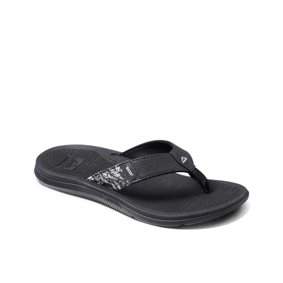 Womens Santa Ana - Black / White | WOMENS SANDALS | REEF