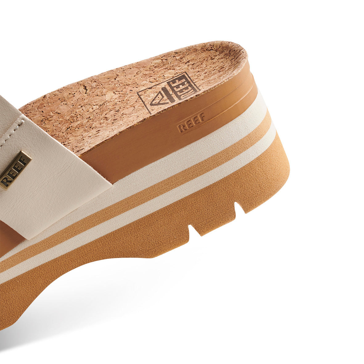 Womens Cushion Vista Higher - Vintage / Tan | WOMENS SLIDES | REEF