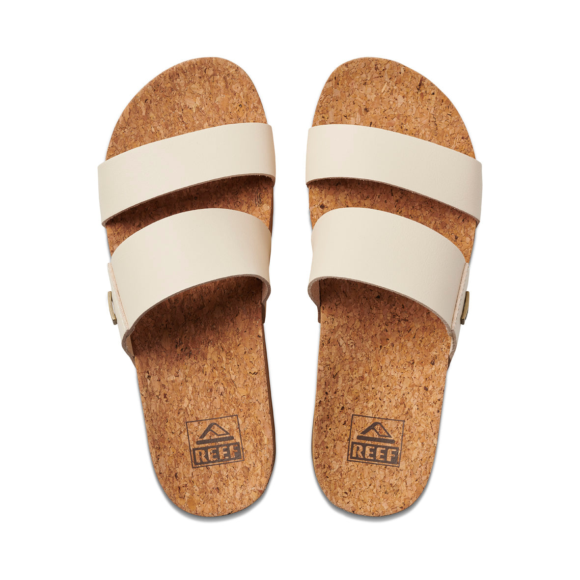 Womens Cushion Vista Higher - Vintage / Tan | WOMENS SLIDES | REEF