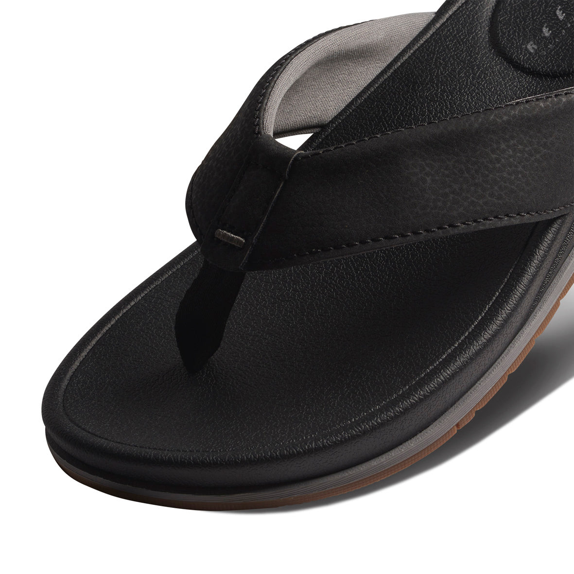 Mens Cushion Bonzer - Black / Gum | MENS SANDALS | REEF
