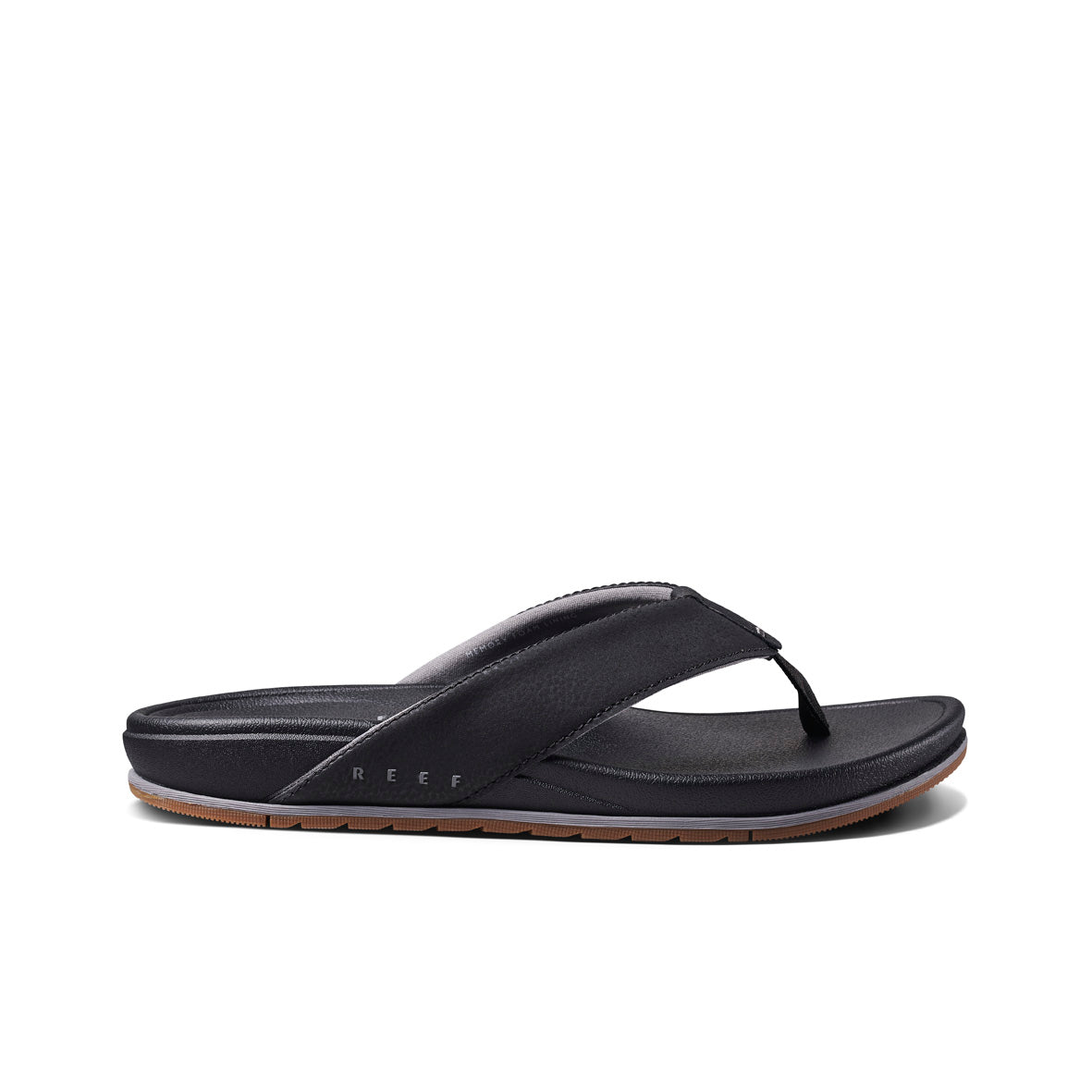 Mens Cushion Bonzer - Black / Gum | MENS SANDALS | REEF
