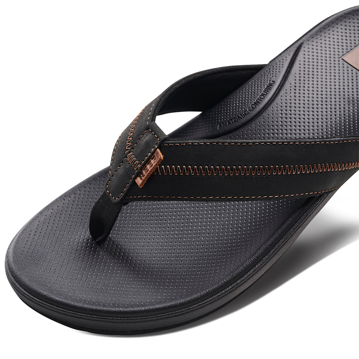 Mens Cushion Phantom 2.0 Le - Black/Coffee | MENS SANDALS | REEF