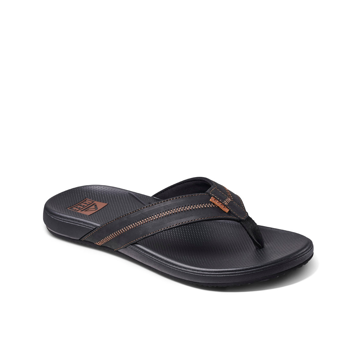 Mens Cushion Phantom 2.0 Le - Black/Coffee | MENS SANDALS | REEF