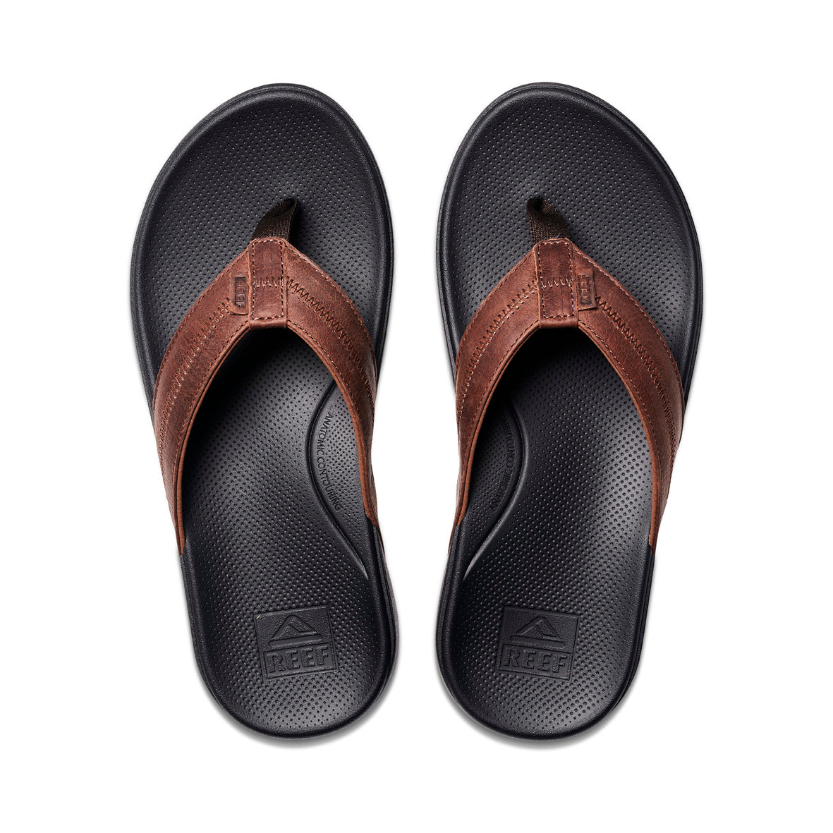 Mens Cushion Phantom 2.0 Le - Black/Brown | MENS SANDALS | REEF