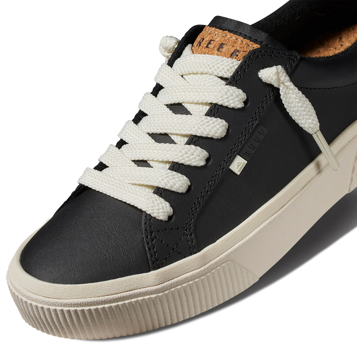 Womens Lay Day Dawn- Black Leather | SHOES | REEF