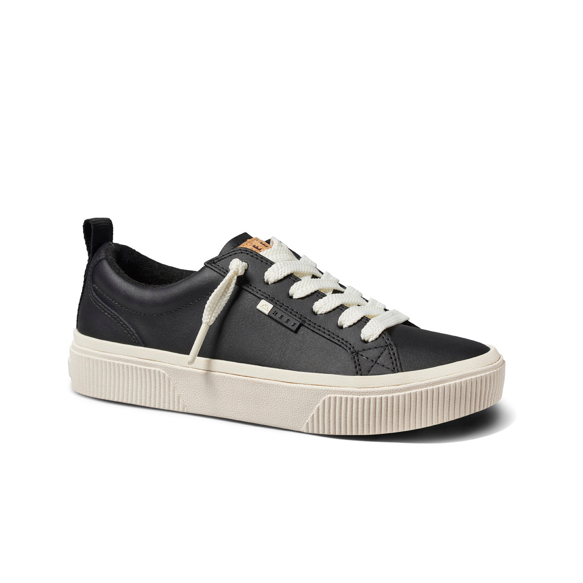 Womens Lay Day Dawn- Black Leather | SHOES | REEF