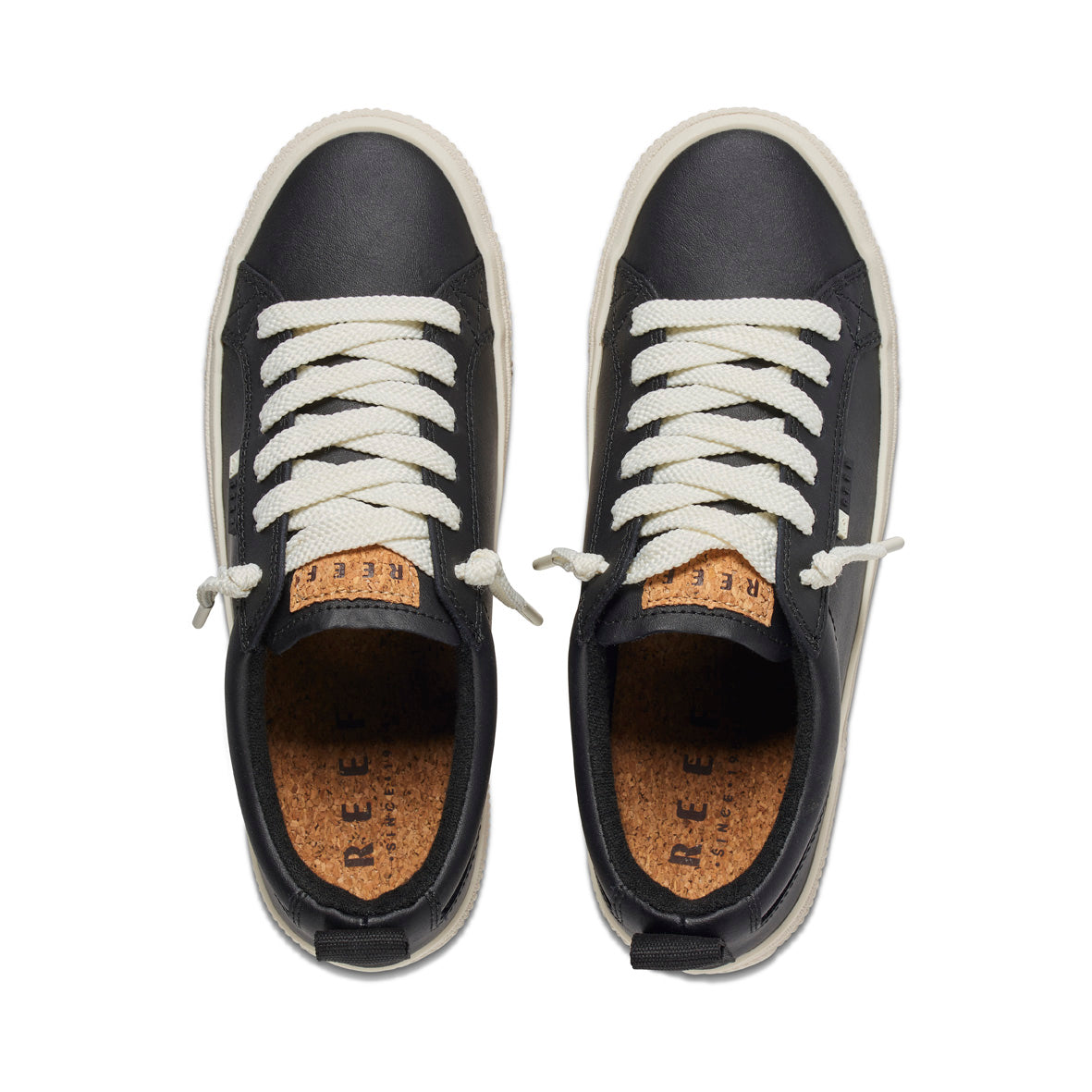 Womens Lay Day Dawn- Black Leather | SHOES | REEF
