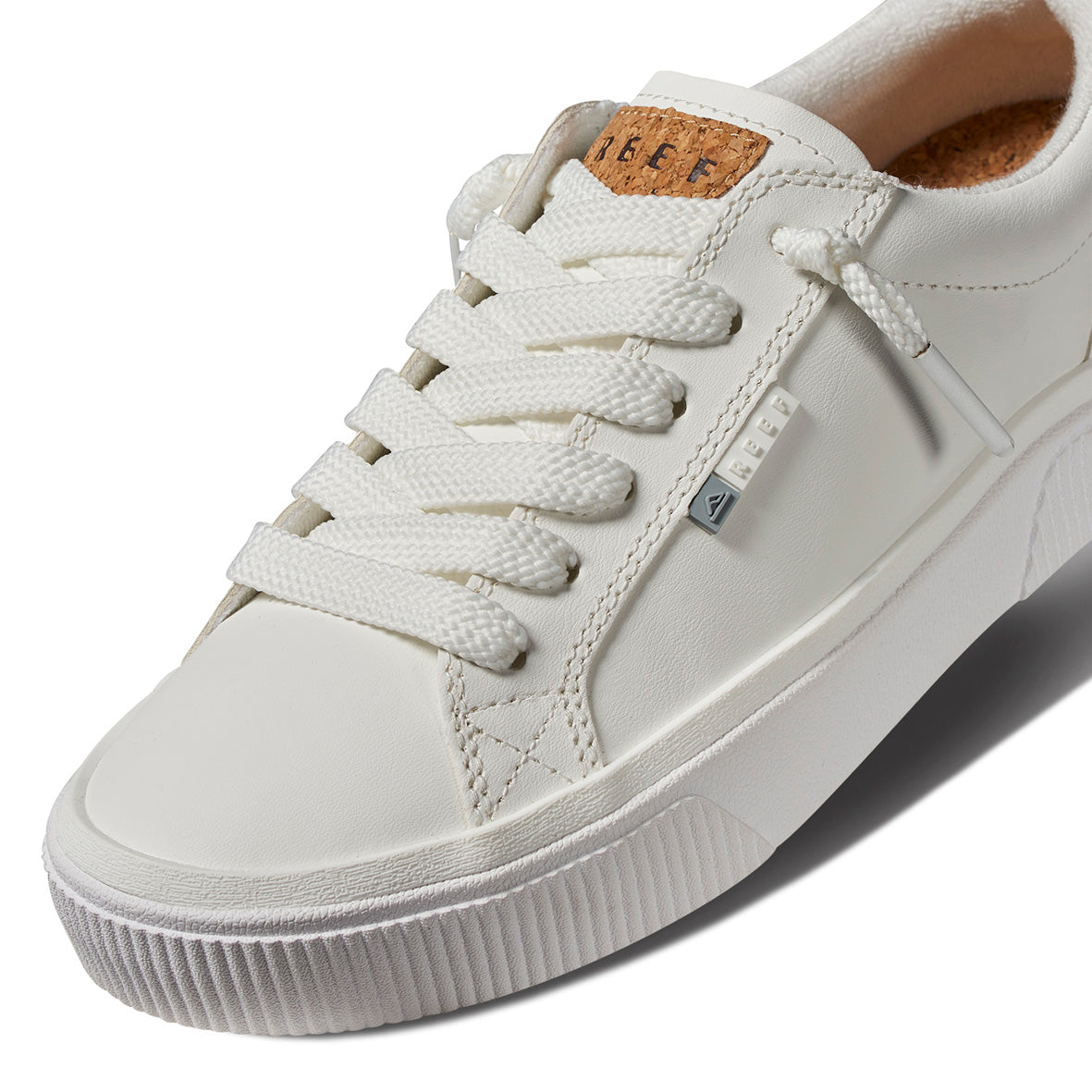 Womens Lay Day Dawn- White Leather | SHOES | REEF