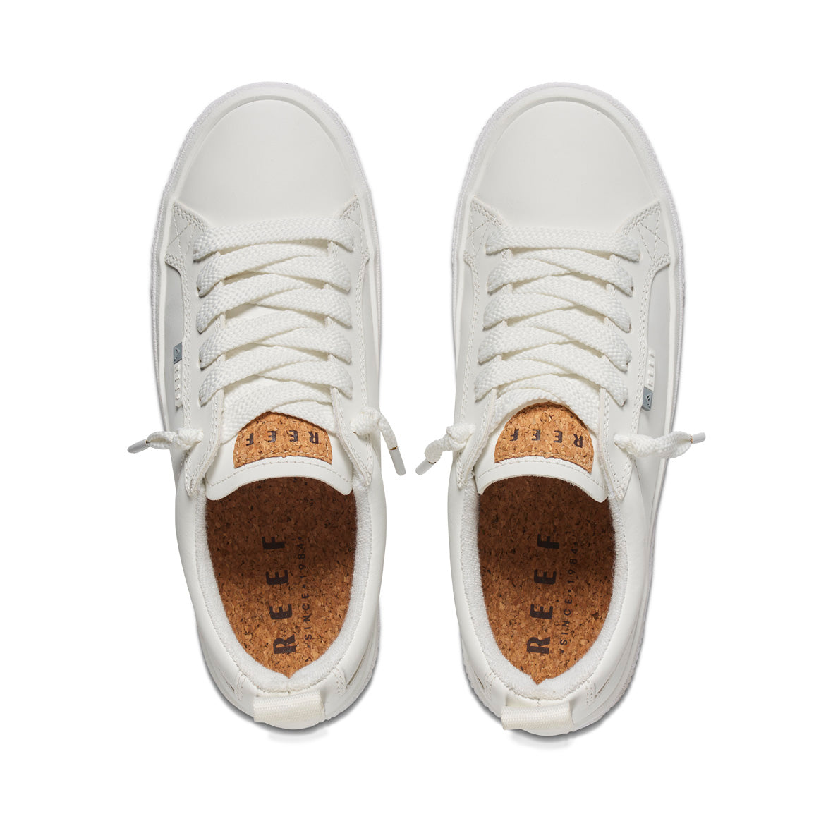 Womens Lay Day Dawn- White Leather | SHOES | REEF