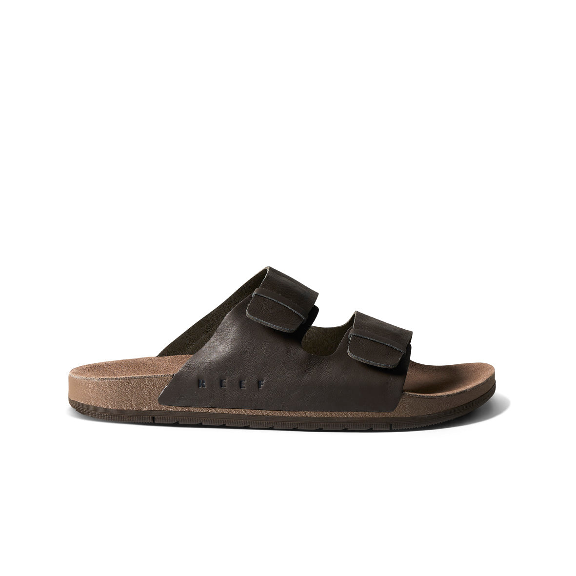 Mens Ojai Two Bar - Brown | MENS SLIDES | REEF