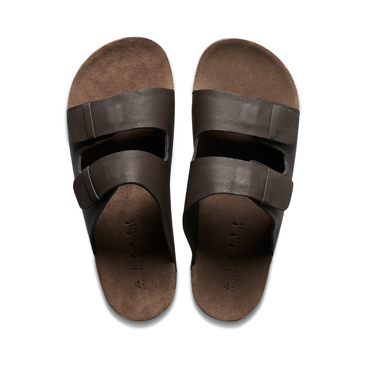 Mens Ojai Two Bar - Brown | MENS SLIDES | REEF