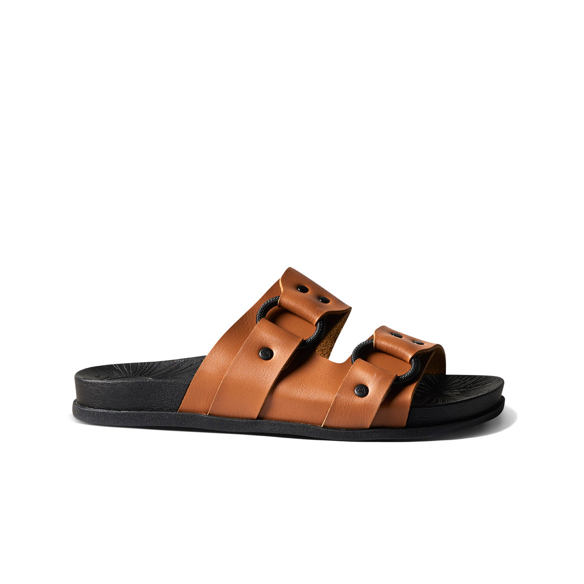 Womens Cushion Vera Cruz - Black Cognac | WOMENS SLIDES | REEF