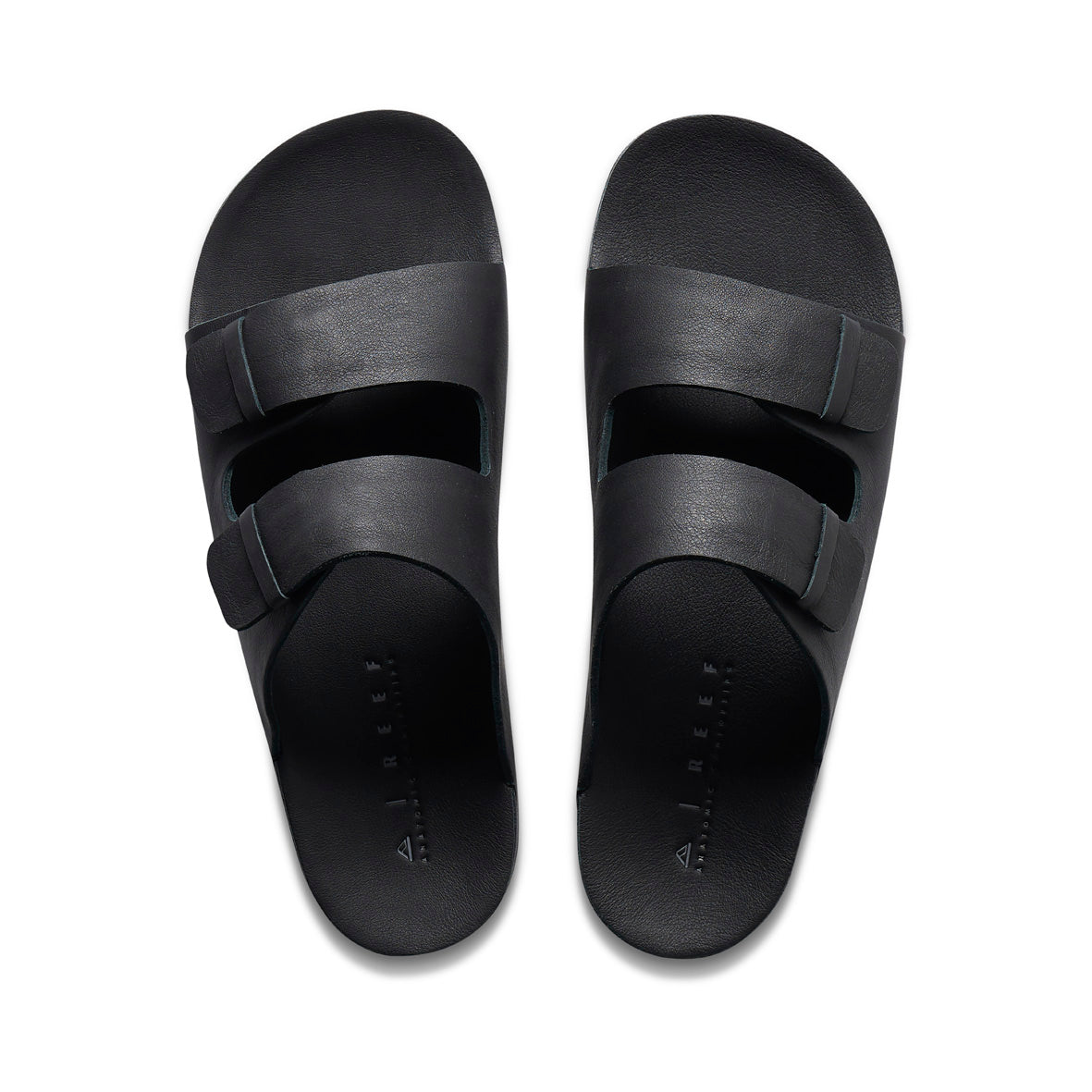 Mens Ojai Two Bar - Black | MENS SLIDES | REEF
