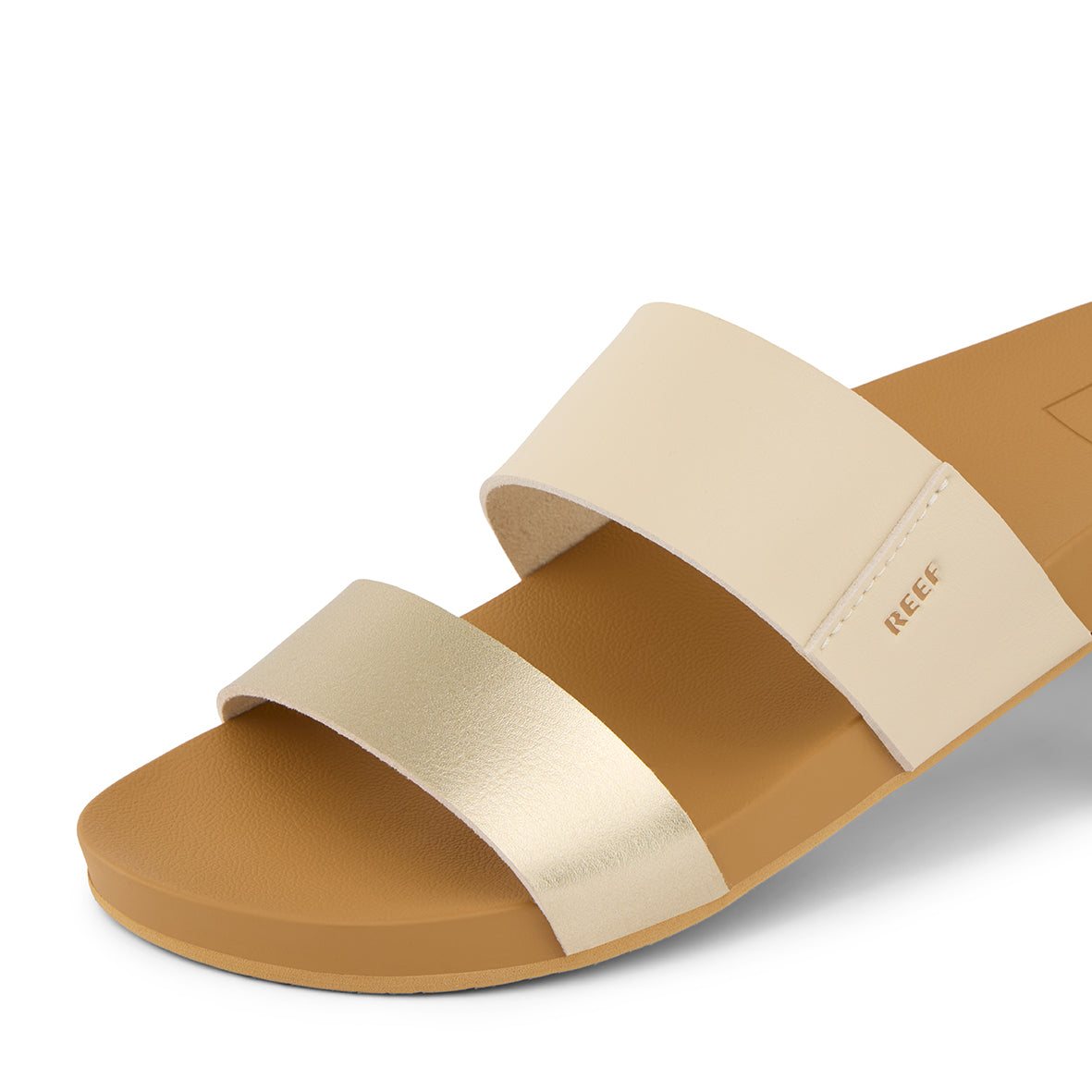 Womens Cushion Vista - Vintage Gold | WOMENS SLIDES | REEF