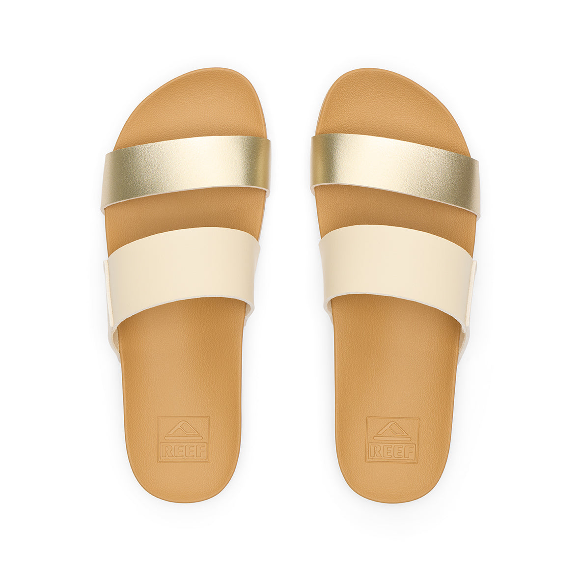 Womens Cushion Vista - Vintage Gold | WOMENS SLIDES | REEF