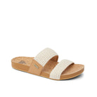 Womens Cushion Vista Duo - Natural Crochet Textile | WOMENS SLIDES | REEF