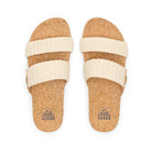 Womens Cushion Vista Duo - Natural Crochet Textile | WOMENS SLIDES | REEF