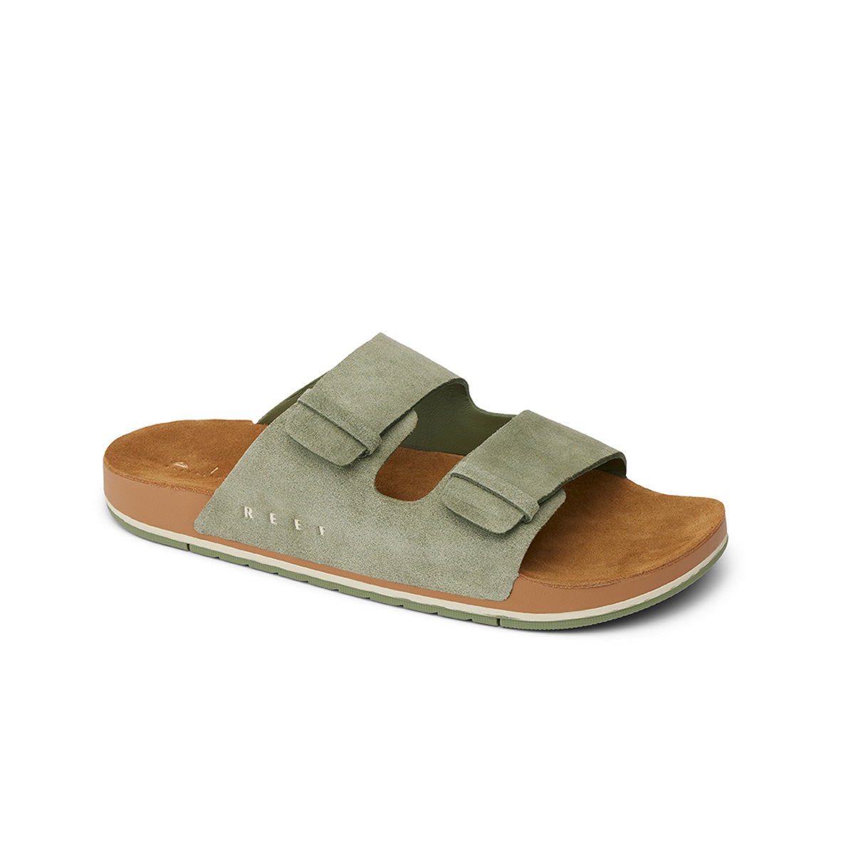 Mens Ojai Two Bar - Faded Olive | MENS SLIDES | REEF