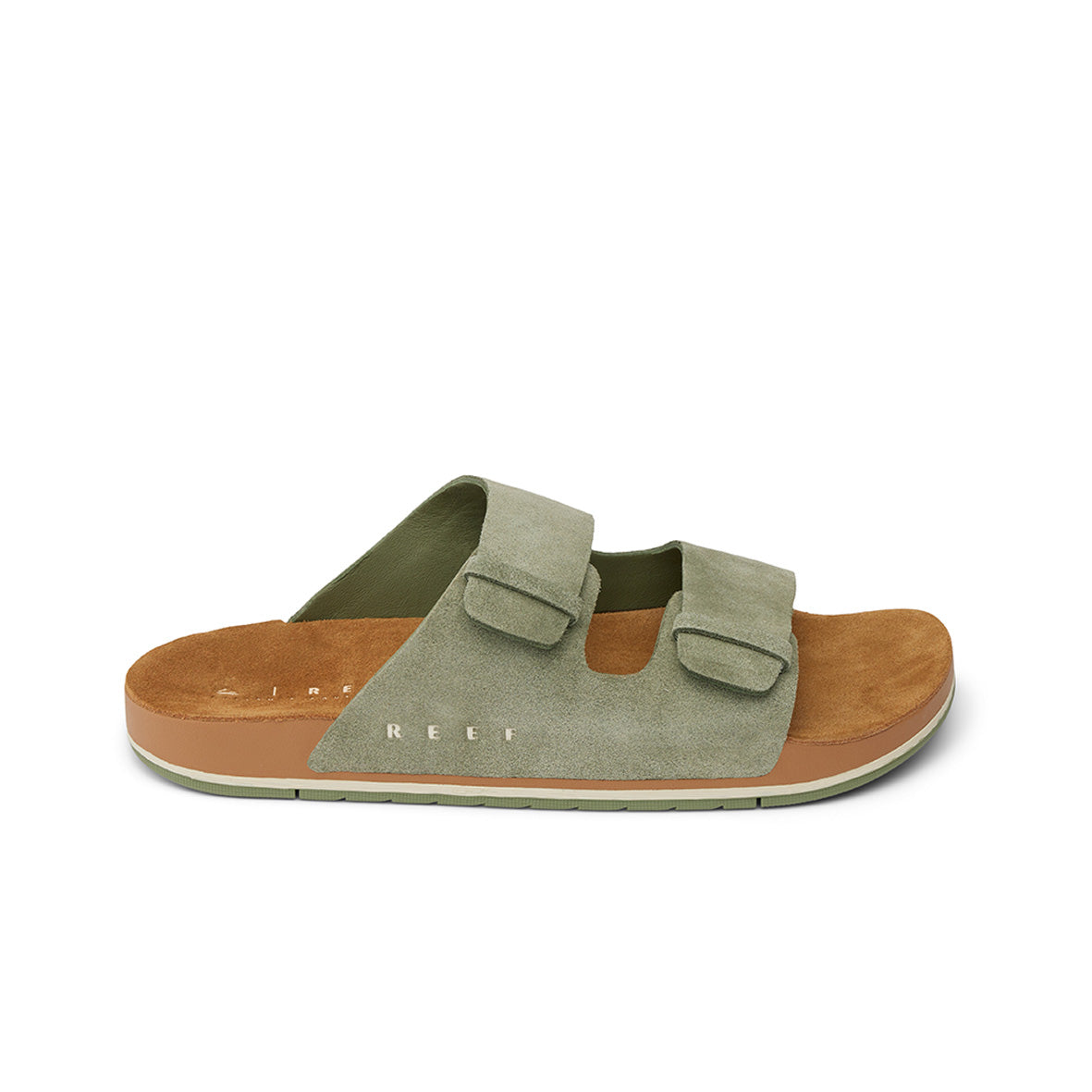Mens Ojai Two Bar - Faded Olive | MENS SLIDES | REEF