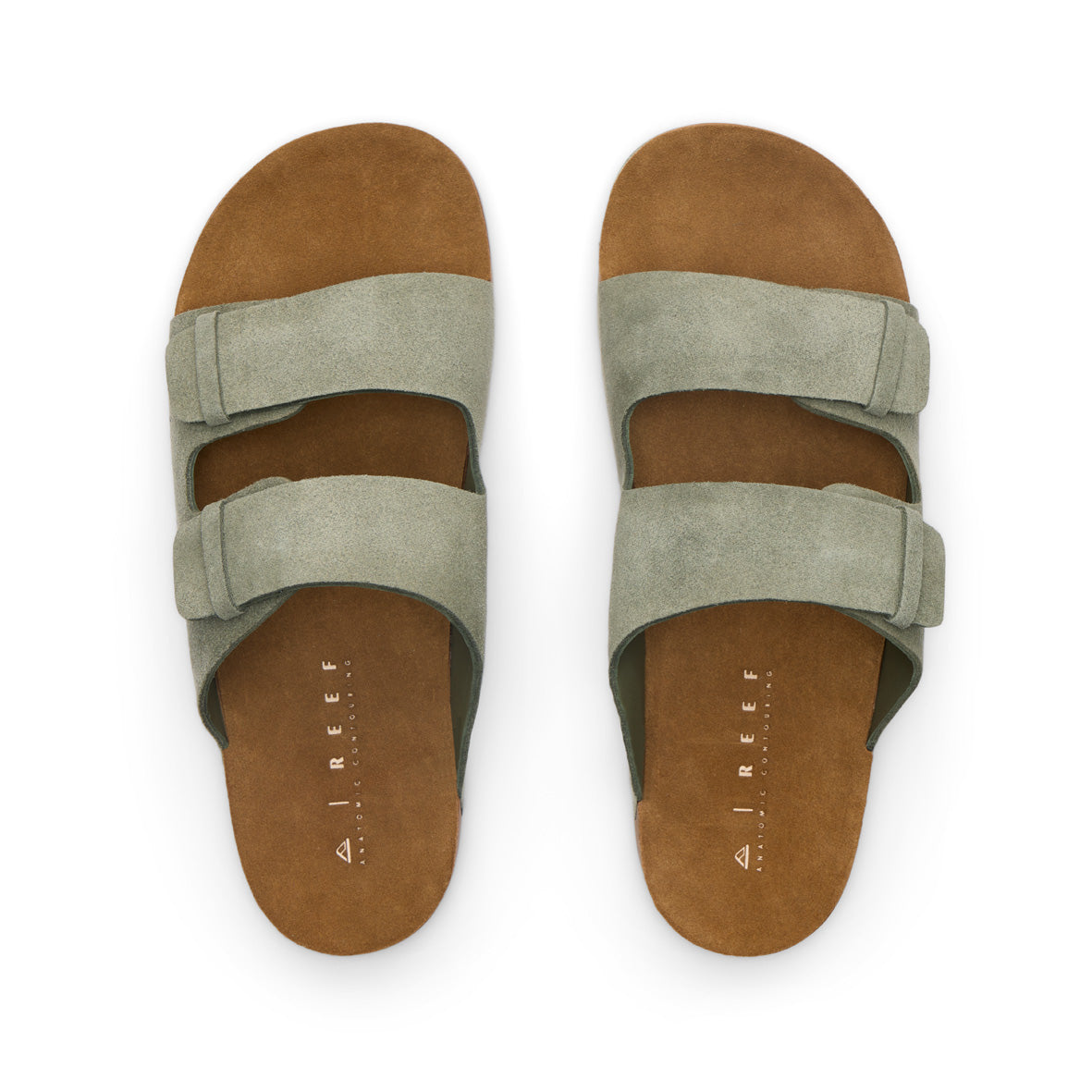 Mens Ojai Two Bar - Faded Olive | MENS SLIDES | REEF