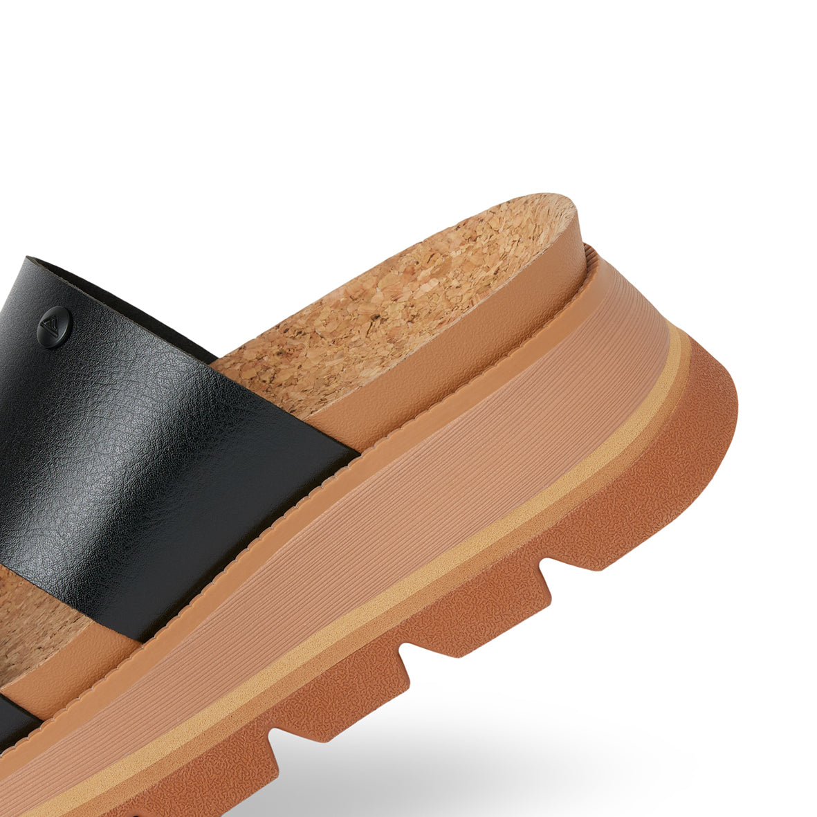 Womens Vista Luxe Siaa - Black / Tan | WOMENS SLIDES | REEF