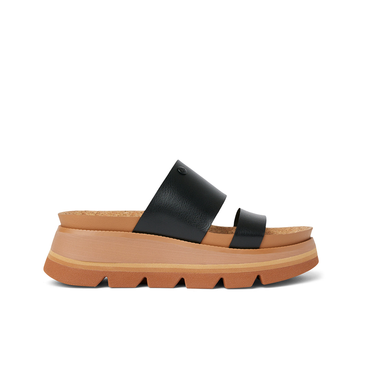 Womens Vista Luxe Siaa - Black / Tan | WOMENS SLIDES | REEF