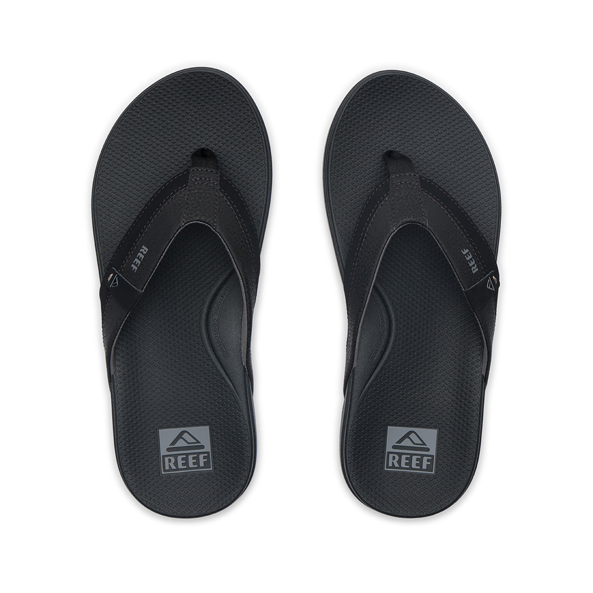 Mens Cushion Spring 2.0 - Black / Grey | MENS SANDALS | REEF