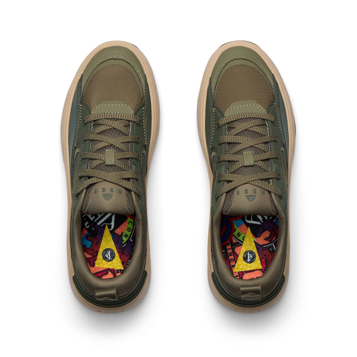 Mens Fanning Shoe - Olive / Tan | SHOES | REEF