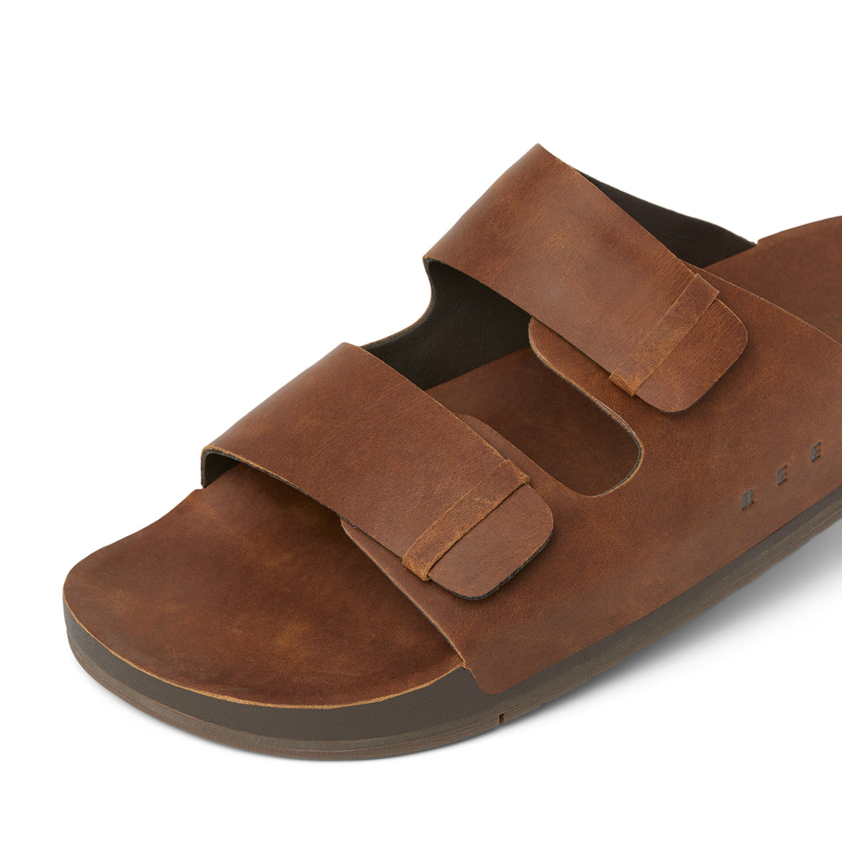 Mens Ojai Two Bar - Dark Brown | MENS SLIDES | REEF
