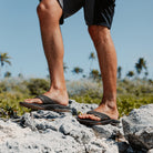Mens Fanning-Black/Silver | MENS SANDALS | REEF