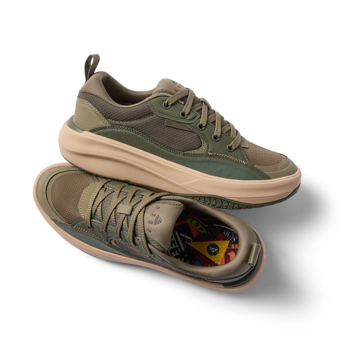 Mens Fanning Shoe - Olive / Tan | SHOES | REEF