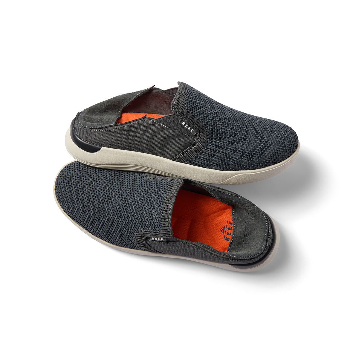 Mens Swellsole Neptune Slip-On - Black / White | SHOES | REEF